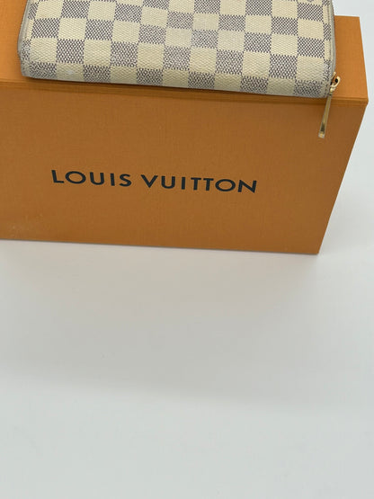 Louis Vuitton Damier Azur Pattern Zippy Wallet